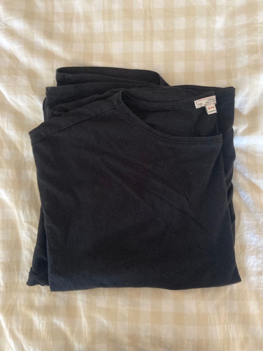 Vintage black t-shirt, made with Pima cotton